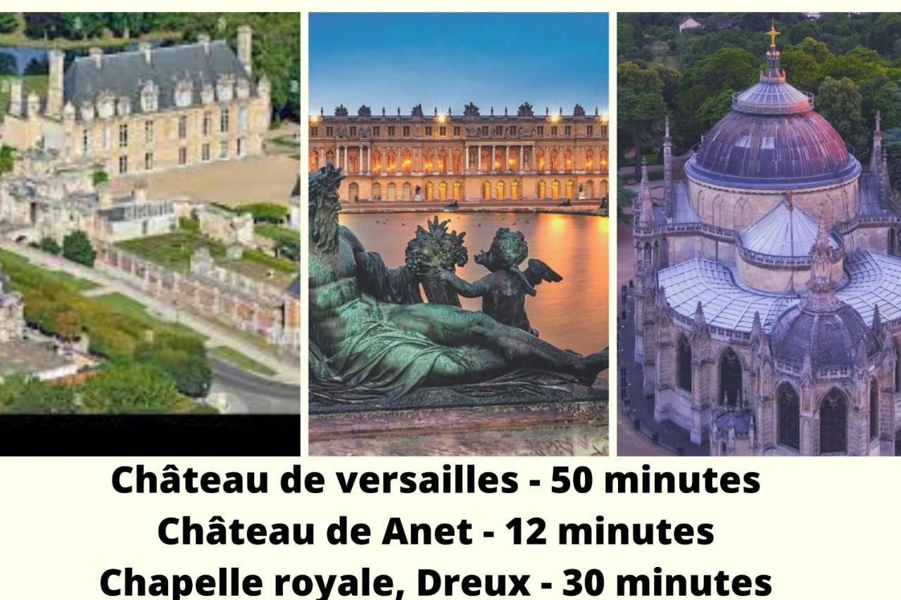Gite La Fontaine -Cozy-1H De Paris -Jacuzzi Privatif La Boissiere  Dış mekan fotoğraf