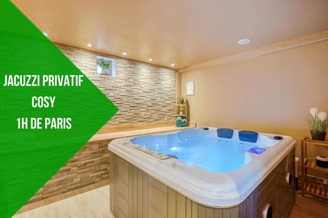 Gite La Fontaine -Cozy-1H De Paris -Jacuzzi Privatif La Boissiere  Dış mekan fotoğraf